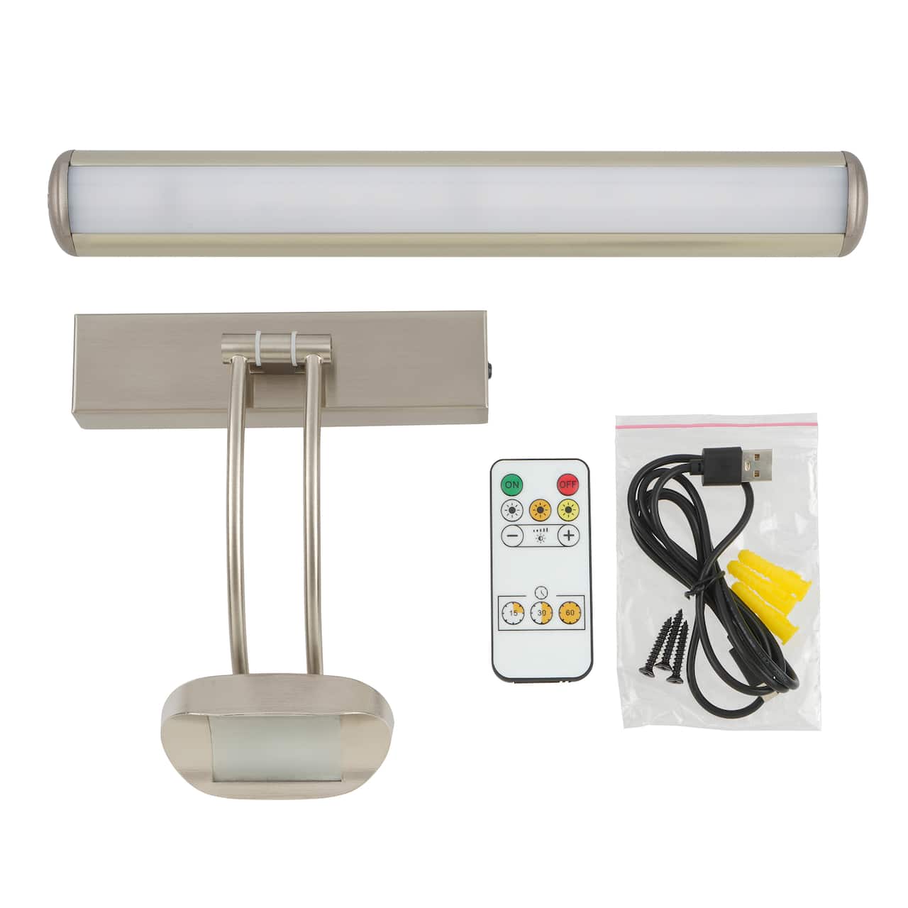 6 Pack: Rechargeable LED Wall-Mounted Gallery Light by Studio Décor®